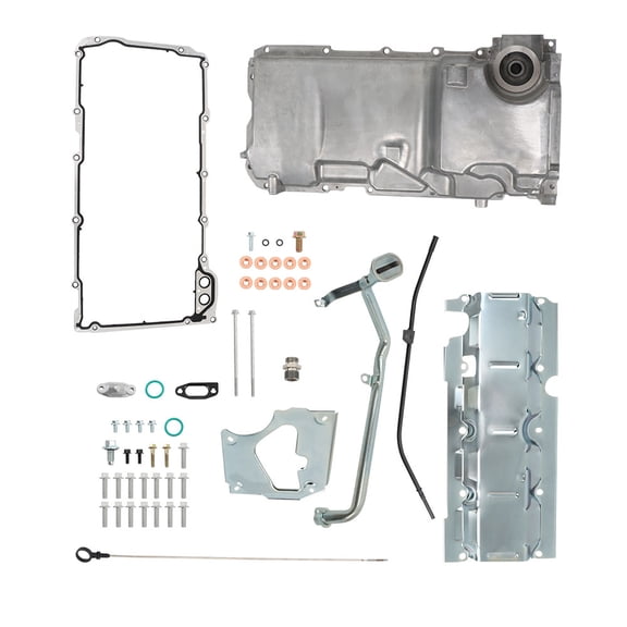OTTULUR Engine Aluminum Oil Pan Kit Replacement for LS1 LS3 LSA LSX 1955-1995 V8 Engine 19212593
