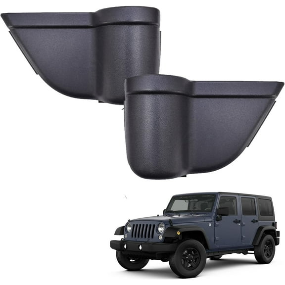 OTTULUR Front Left & Right Side Door Storage Pockets Organizer Box Replacement for 2011-2018 Wrangler JK JKU 2/4Door