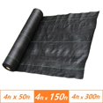 thumbnail image 1 of OTTULUR Garden Weed Barrier, Polypropylene (PP) Landscape Fabric, 4ft x 150ft, 1 of 6