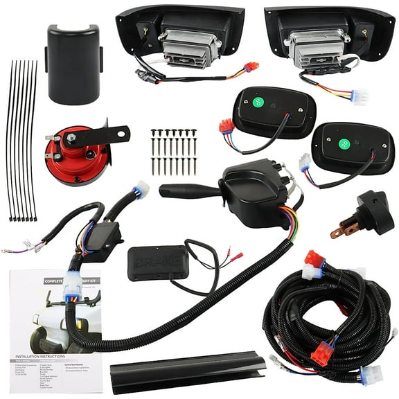 OTTULUR Golf Cart LED Headlights and Tail Light Kits Replacement for Club Car DS 1993-up Gas & Electric Carts