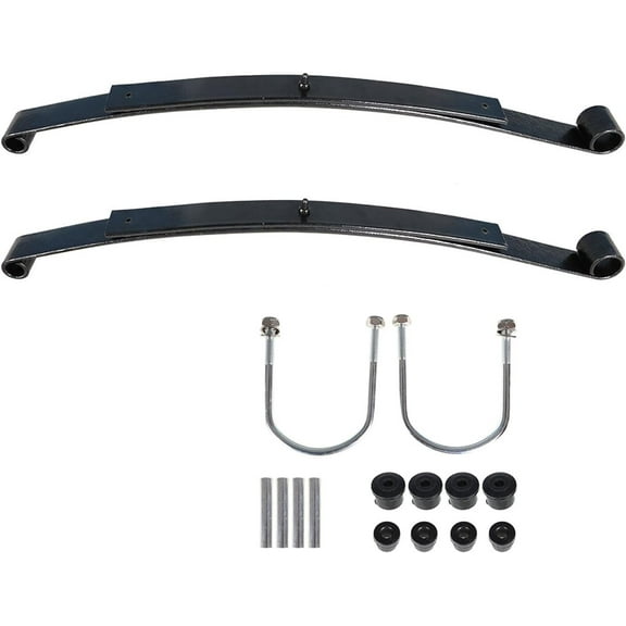OTTULUR Golf Cart Rear 2-Leaf Spring Kit Replacement for EZGO RXV Golf Cart 2008-Up 603498 604494