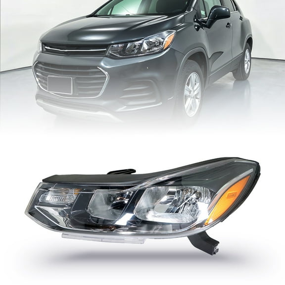 OTTULUR Halogen Type Headlights Front Head Lamps Replacement for 2017 2018 2019 Chevy Trax LS/ LT/ Premier Headlight Assembly Left Driver Side