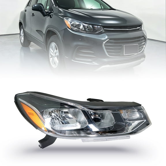 OTTULUR Halogen Type Headlights Front Head Lamps Replacement for 2017 2018 2019 Chevy Trax LS/ LT/ Premier Headlight Assembly Right Passenger Side