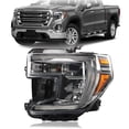 thumbnail image 1 of OTTULUR Headlight Assembly Replacement for GMC Sierra 1500 2019 2020 2021 Driver Side Halogen with DRL Front Left Lamps GM2502495 84772473, 1 of 7