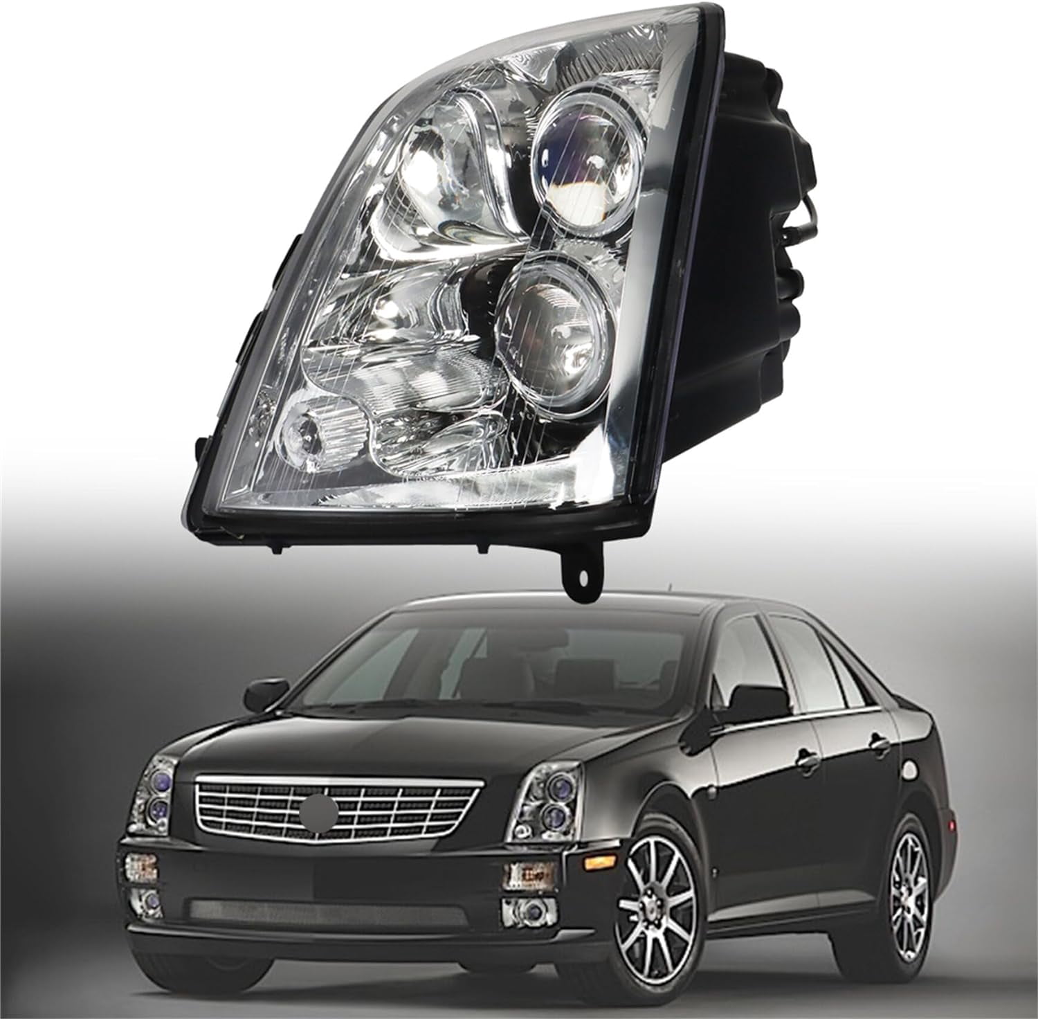OTTULUR Headlights Assembly Replacement for Cadillac STS 2005-2011 ...