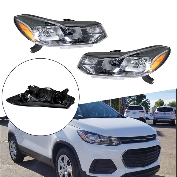 OTTULUR Headlights Assembly Replacement for Chevy LS/LT/Premier 2017-2019 Factory Halogen Headlights Driver and Passenger Side