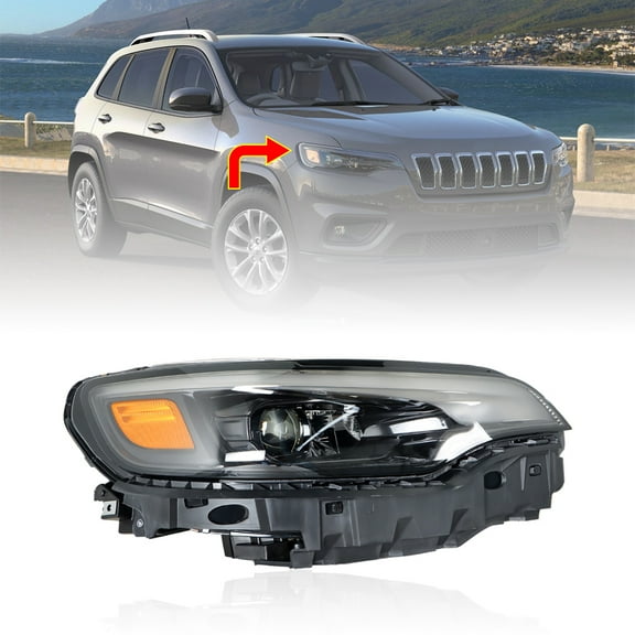 OTTULUR LED Headlight for Jeep Cherokee 2019-2022