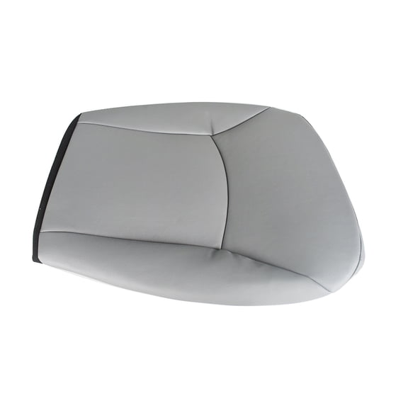 OTTULUR Leather Driver Side Bottom Seat Cover Replacement for 2002-2008 E150 E250 E350 Gray Cargo Van