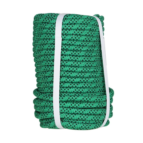OTTULUR NEW 3/8 Inch Braided Polyester Rope 100Ft Rigging Rope Tensile Strength 3520Lbs