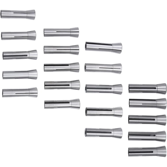 OTTULUR R8 Collet Set Metric 1mm to 20mm Collets 20Pcs for Engraving and Milling Machines