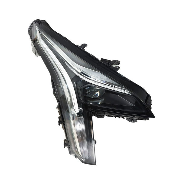 OTTULUR Right Side Headlight For 2019-2021 Cadillac XT4 Chrome Housing LED Type Headlamp