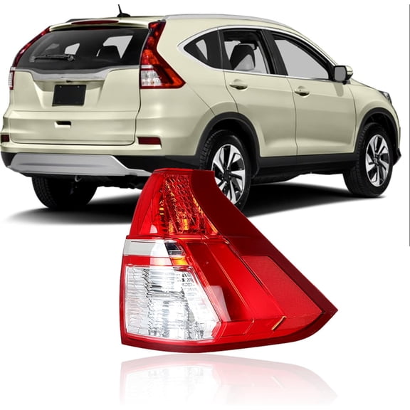 OTTULUR Right Side Tail Light Assembly Replacement for Honda CRV CR-V 2015 2016 Passenger Side Rear Brake Lamp HO2801186 33500T1WA01