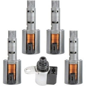 OTTULUR Transmission Solenoid Kit 5-Pack CVT RE0F11A JF015E Shift Solenoids Replacement for Note Sentra Tiida Versa Swift