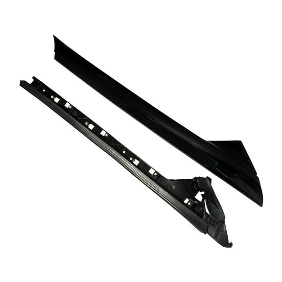 OTTULUR Windshield A-Pillar Panel Molding Trim Outer and Inner Left Glossy Black Look BB5Z7803137BA