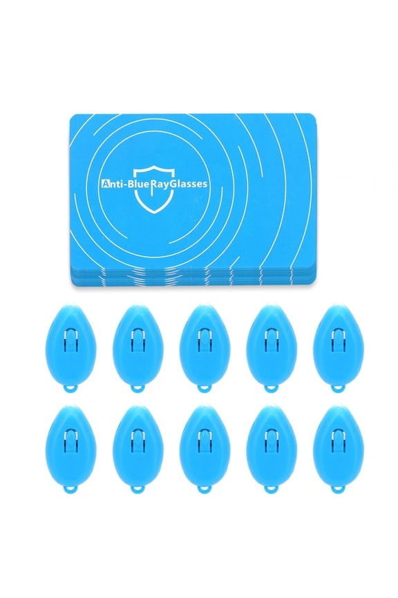 10 Set Professional Anti-Blue Light Test Detection Card Blue Light Generator Card,Eyeglasses Anti-Blue Light Test,Anti-Blue Light Test