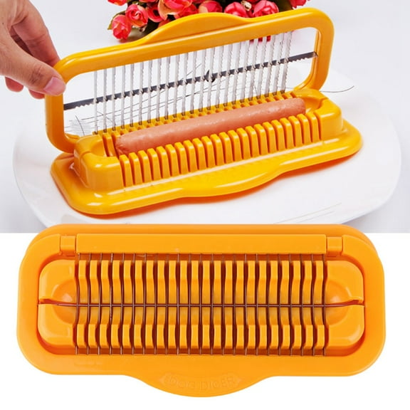 OTVIAP 1PC Multifunctional Hot Dog Sausage Cutter Ham Banana Peel Kitchen Tool, Multifunctional Kitchen Tool, Ham Cutter