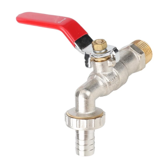 OTVIAP /2" Brass Outside Garden Tap Easy Turn On/Off Lever Handle Water Supply Faucet