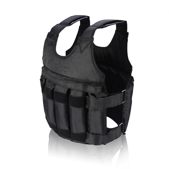 OTVIAP 50 kg Oxford Black Adjustable Weighted Vest for Woman, 60cm x 42cm