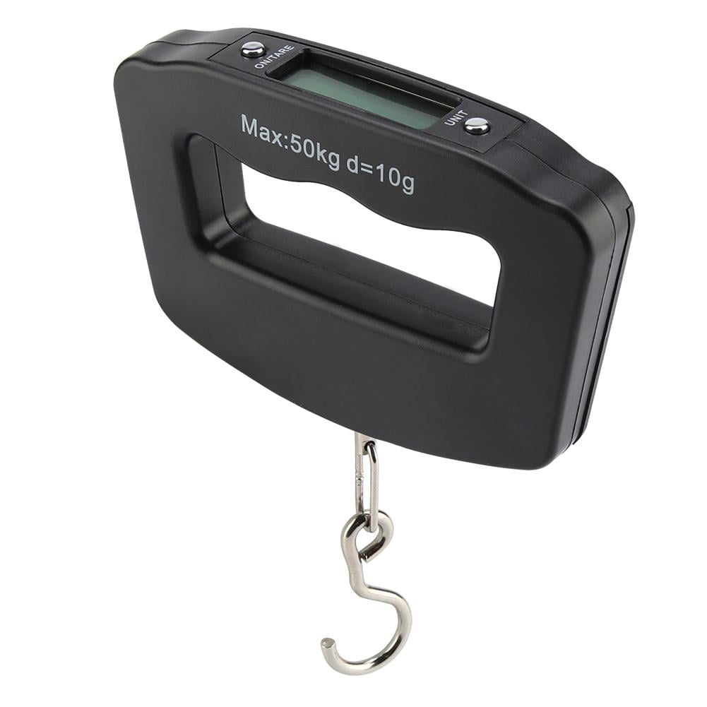 OTVIAP 50KG Digital Hand Carry Hanging Luggage Weighing Measuring Scales Suitcase Bag