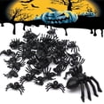 thumbnail image 1 of OTVIAP 50pcs 2cm Small Black Plastic Fake Spider Toys Funny Joke Prank Realistic Props,Plastic Spider,Black Plastic Black Spider, 1 of 7