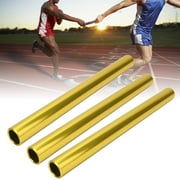 OTVIAP Aluminum Relay Batons,Sprint Relay ,3pcs Aluminum Alloy Electroplating Relay Batons Track and Field Sprint Match Batons