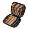 thumbnail image 1 of OTVIAP Bamboo Crochet Hooks Set with Case, 20, 1 of 9