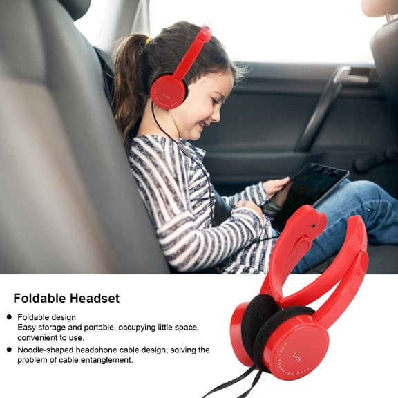OTVIAP Children Headphone, Headphone Foldable For Tablet