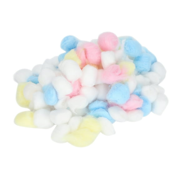 OTVIAP Colorful Cotton Balls Filler,Hamster Cotton Warm Balls,Hamster Cotton Balls Filler Colorful Natural Cotton Warm Bedding for Small Animals House
