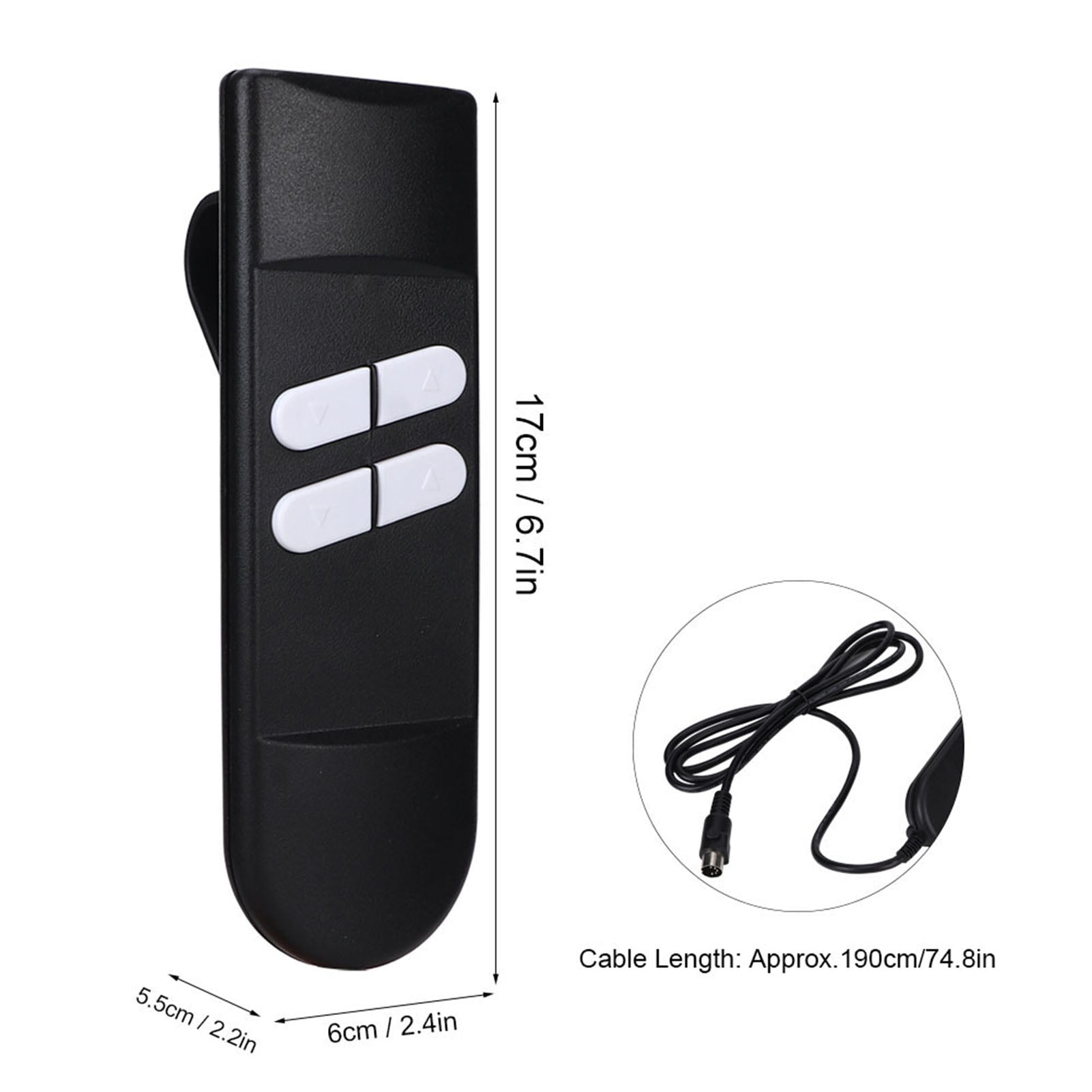 OTVIAP Electric Recliner Button,Hand Control Lift Chair,Electric Recliner Controller 4 Button