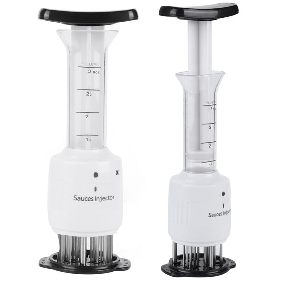OTVIAP Food Grade Meat Injector, 90ml Tenderizer Tool, Stainless Steel For Family, Hotels, Restaurants Improve Taste Kitchen Accessory
