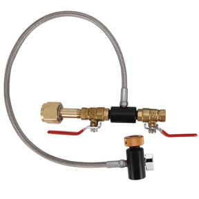 OTVIAP G1/2 CO2 Cylinder Refill Adapter with Hose For Filling Tank, CO2 Refill Adapter Connector, Filling Tank Adapter