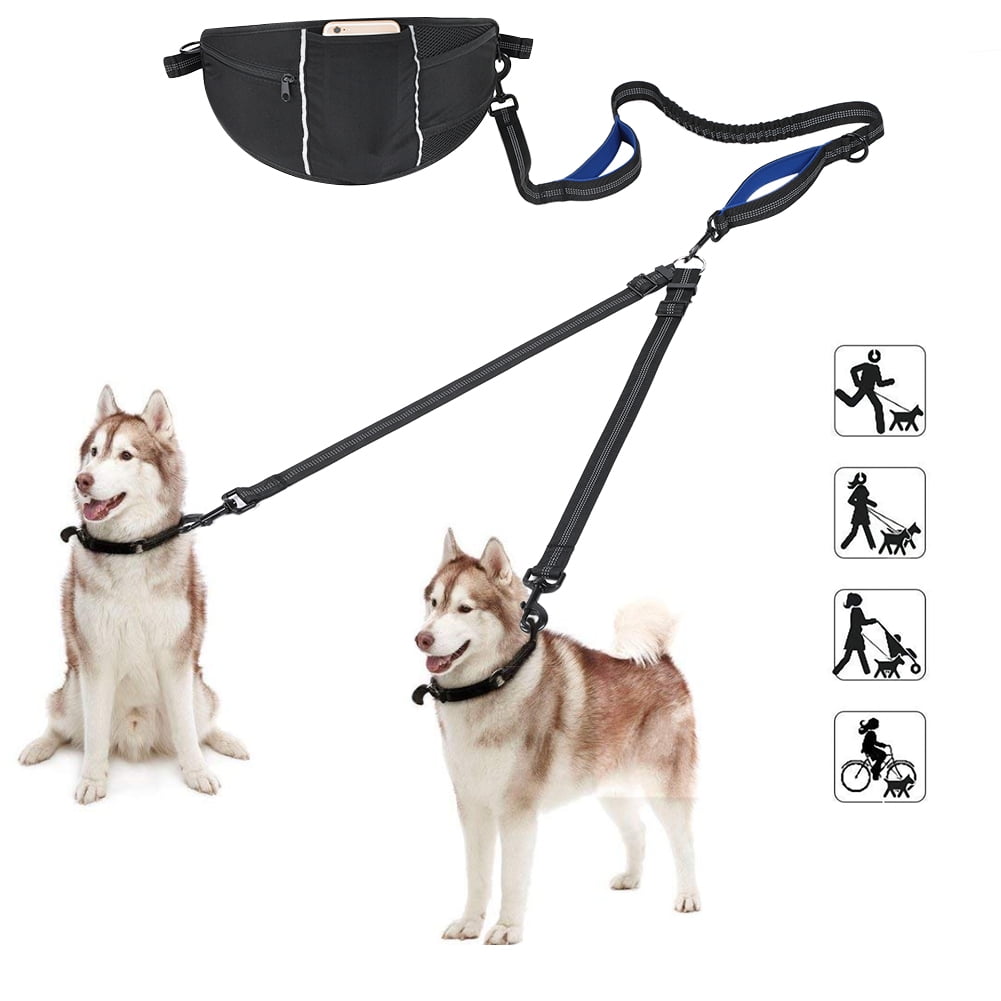 OTVIAP Hands Free Dog Leash,Hands Free Dog Leash, Double Dog Leash with