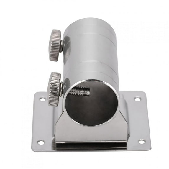 OTVIAP High Strength Adjustable Stainless Steel Umbrella Holder Bracket Stand Base for Fishing Box,Metal Umbrella Stand, Adjustable Umbrella Support Base