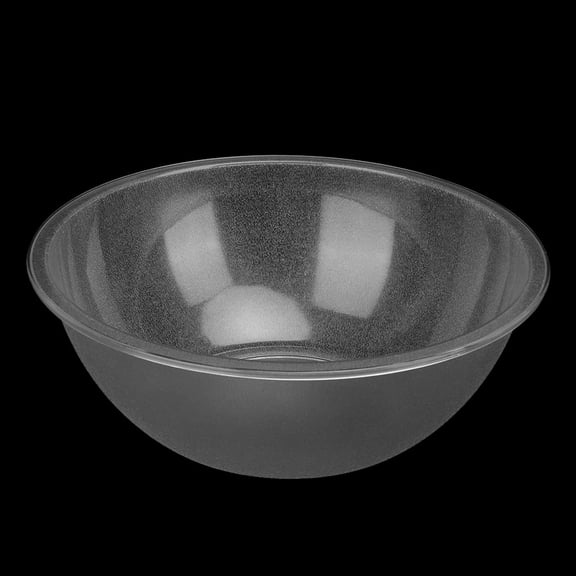 OTVIAP Large Transparent Acrylic Serving Bowls Round Salad Fruit Buffet Serving Dishes Dishes (12x3.9in)
