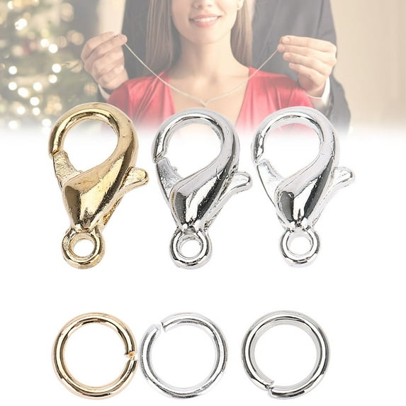 OTVIAP Necklace Connector , Rings, 5mm For Adults Necklace Repair Jewelry Making Beginners