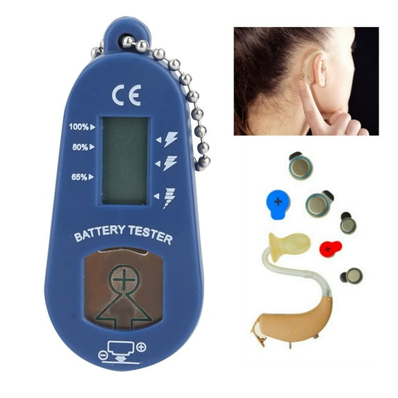 OTVIAP Pocket Battery Tester, Measuring Apparatus Device, Battery Tester LCD Display Key-ring Battery Measuring Device