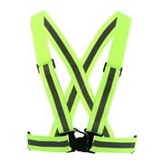 OTVIAP High-Visibility cycling Safety Vest, Elastic Green