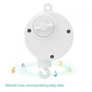 OTVIAP Relaxing Baby Crib Music Box, White