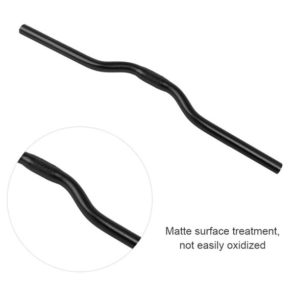 OTVIAP Riser Bar, Handlebar,Aluminum Mountain Bike Road Fixed Gear Riser Bar Handlebar 25.4mm*520mm