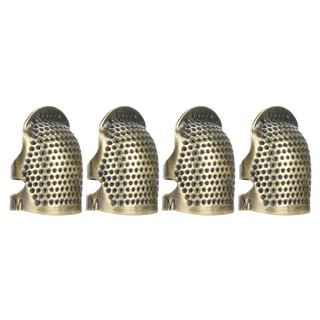 Walbest 1 Piece Sewing Thimble, Metal Copper Sewing Thimble Finger Protector  Adjustable Finger Shield Ring Fingertip Thimble Sewing Quilting Craft  Accessories DIY Sewing Tool 
