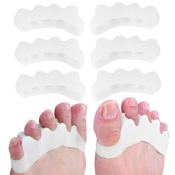 OTVIAP Silicone Straightener, Pain Relief Toe Separator, Knock Knee Pain Relife Foot Alignment