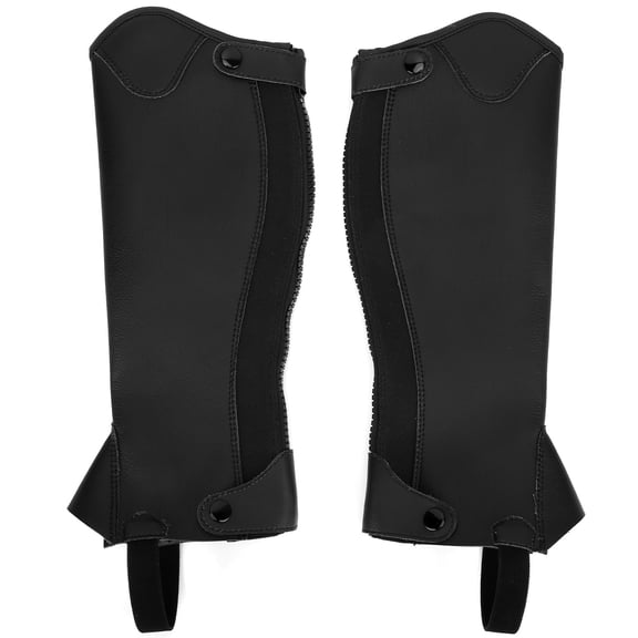 OTVIAP Super Fiber Leather Half Chap,Kids Half Chap,Horse Riding Half Chap Body Protector Equipment for Children Super Fiber Leather Different Size