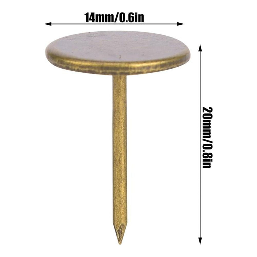 OTVIAP Thumb Tacks， Iron Pin Push Pins, Push Pins For Cork Board, Art