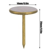 OTVIAP Thumb Tacks， Iron Pin Push Pins, Push Pins For Cork Board, Art Supplies Flat Head Nail For Home For Office