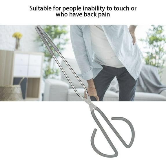 OTVIAP Toilet Aid,Long Toilet Paper Tongs Toilet Aid Bathroom Wiping Aid for Pregnant Women Elder , Elder Toilet Paper Tongs