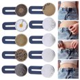 thumbnail image 1 of OTVIAP Waist Extender Button,Waist Extender,30pcs Portable Waist Extender Button Detachable Waistband Extender for Trousers Pants, 1 of 7