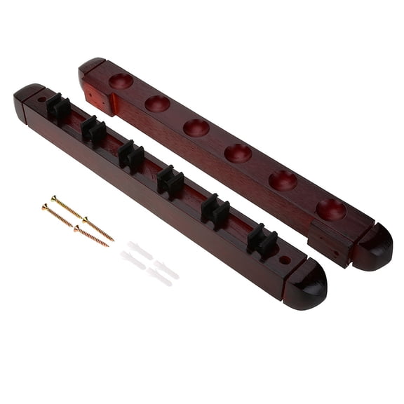 OTVIAP Wall Rack, Pool Wall Rack,Wooden Billiard Pool Rack Wall Mounted Rack Stick Holder