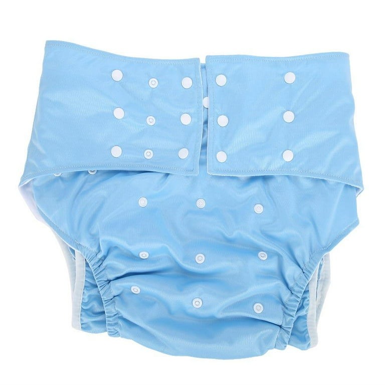 OTVIAP Washable Adult Diaper Adjustable Adult Nappy 5 Colors
