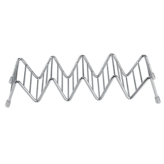 OTVIAP Wave Shape Stainless Steel Mexican Taco Holder Display Stand Shell Rack, Taco Stand,Taco Holder