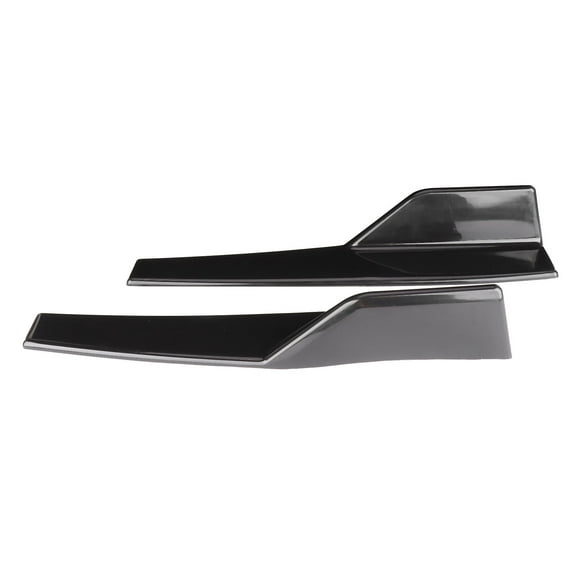 OTVIAP Winglet Wing,Pair Universal Side Skirt Rocker Splitter Side Winglet Wing Diffuser Car Body Kit Glossy Black 17.7x3.3in,Side Splitter Wing